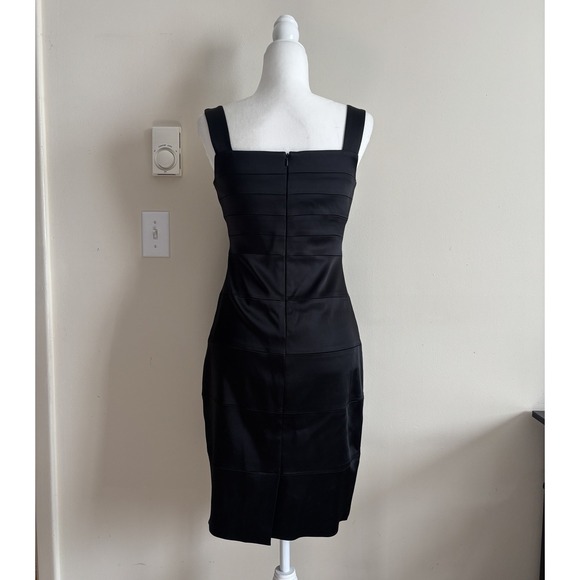 Vintage Cache Little Black Dress LBD Womens 4 Small Bandage Fitted Party - Picture 6 of 6